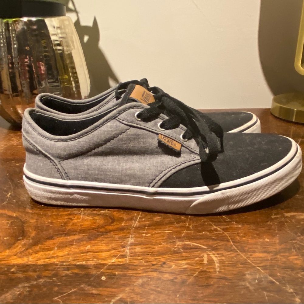Vans Gray Canvas Sneakers